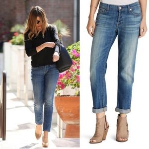 7 FAM Josefina Skinny Boyfriend Button Fly…